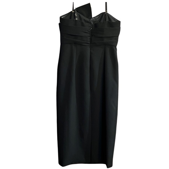Club Monaco Klayton Knot-Front Strapless Cocktail Dress like new size 4 - Picture 7 of 13